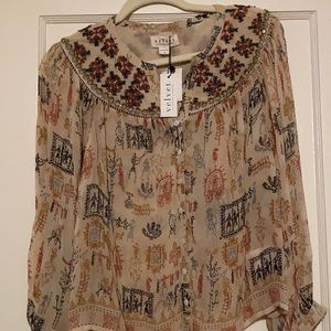 NWT. Velvet by Graham and Spencer Blouse. Size Small